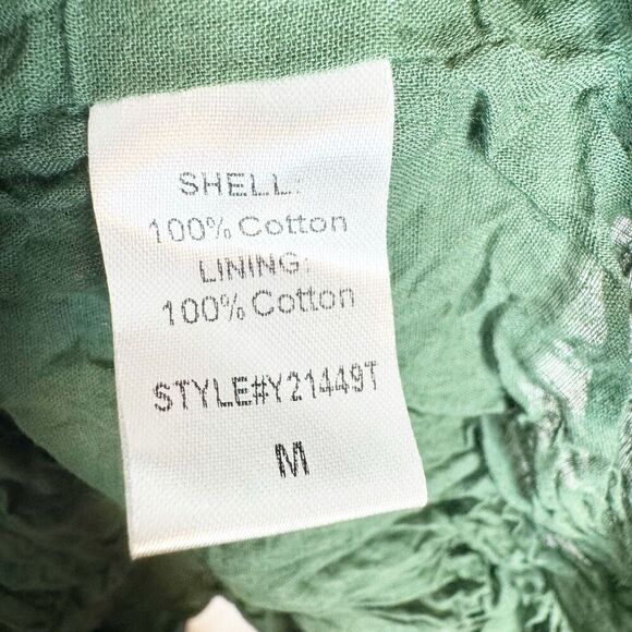 Tuckernuck Pomander Place Green Ceci Smocked Tiered Mini Dress Women’s Size M - Picture 10 of 11